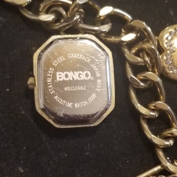 Y2K Vintage Bongo Charm Bracelet Watch - Picture 4 of 4